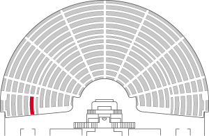 Numéro de la place occupée : 601 