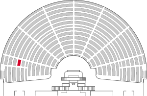 Numéro de la place occupée : 606 