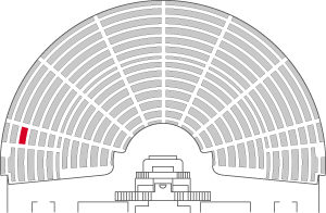 Numéro de la place occupée : 625 