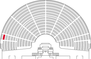 Numéro de la place occupée : 634 