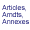 Articles, amendements, annexes