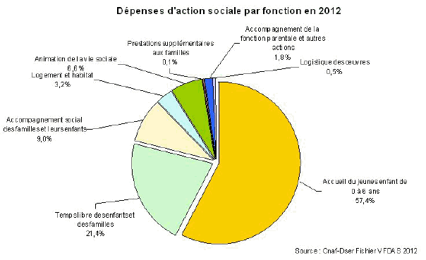 epenses d action sociale par fonction 2012