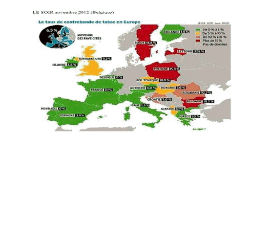 C:\Users\DConstans\AppData\Local\Microsoft\Windows\Temporary Internet Files\Content.Outlook\F9F0H1GC\Taux de contrebande en Europe 2012.jpg