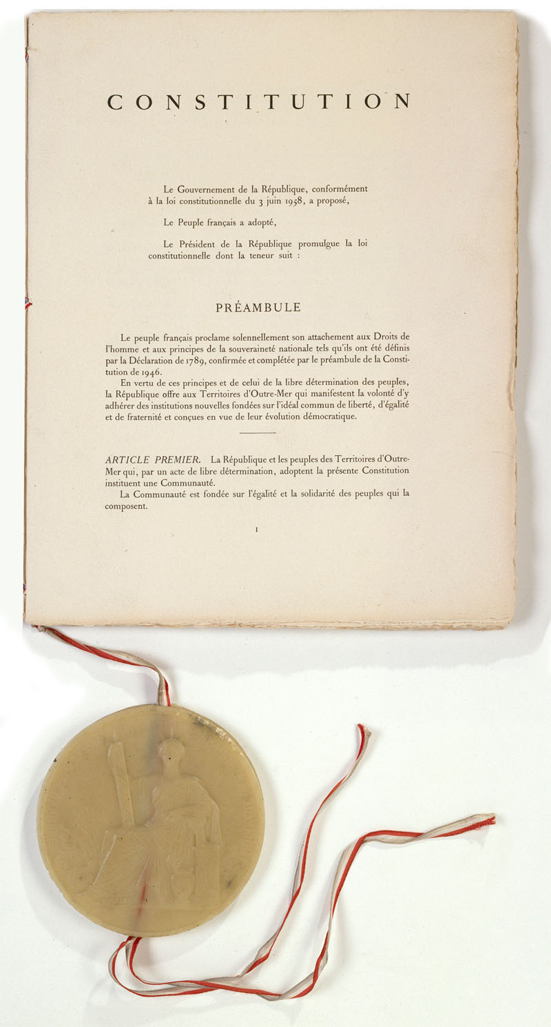 Assemblée nationale - Constitution du 4 octobre 1958 (version d'origine)