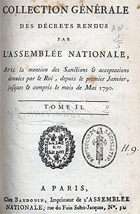 décrets 1790