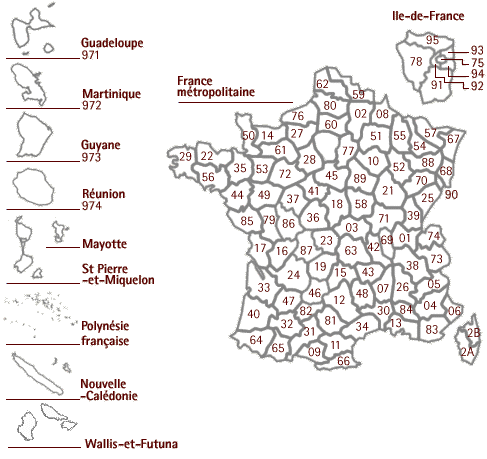 Dpartements Francais