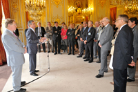 Réception des Académiciens et jeunes chercheurs par M. Bernard Accoyer, Président de l’Assemblée nationale