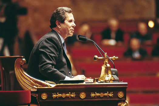 M. Jean-Louis Debr, Prsident de l'Assemble nationale, au fauteuil