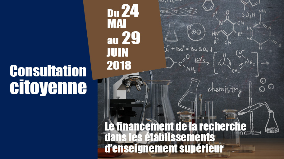 Consultation sur le financement de la recherche dans les établissements d’enseignement supérieur