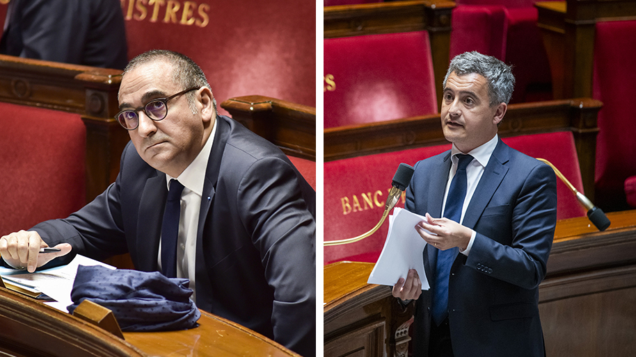 Laurent Nuñez et Gérald Darmanin
