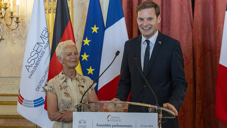 Séance plénière de l’APFA du 22 juin 2026 - Paris -  Brigitte Klinkert (EPR) et Yannick Bury (CDU/CSU), coprésidents du bureau
