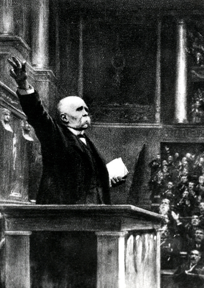 Clemenceau à la tribune de la Chambre des députés, 11 novembre 1918