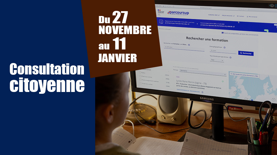 Consultation sur Parcoursup