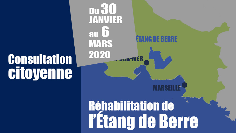 Consultation sur la réhabilitation de l'Étang de Berre